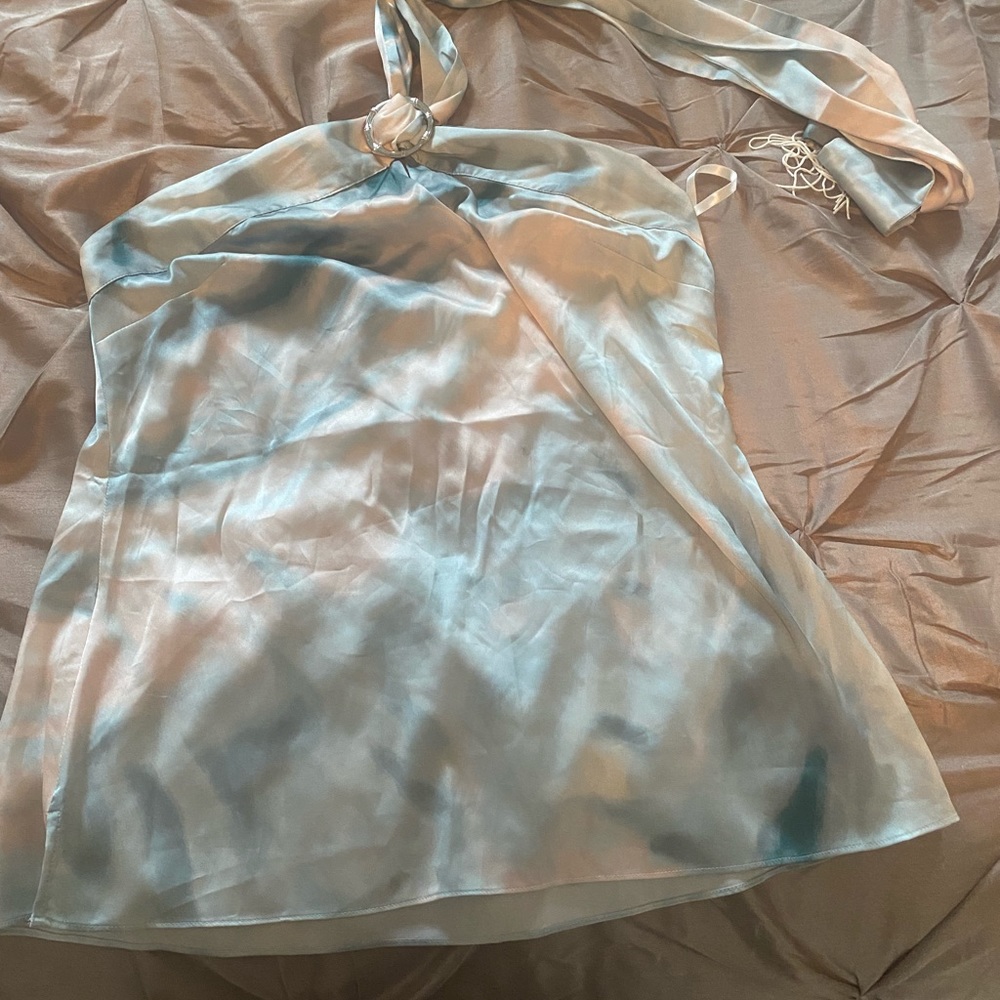 Sexy silky blouse.
